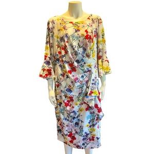 Adrianna Papell Floral Print Women's Dress size 20W